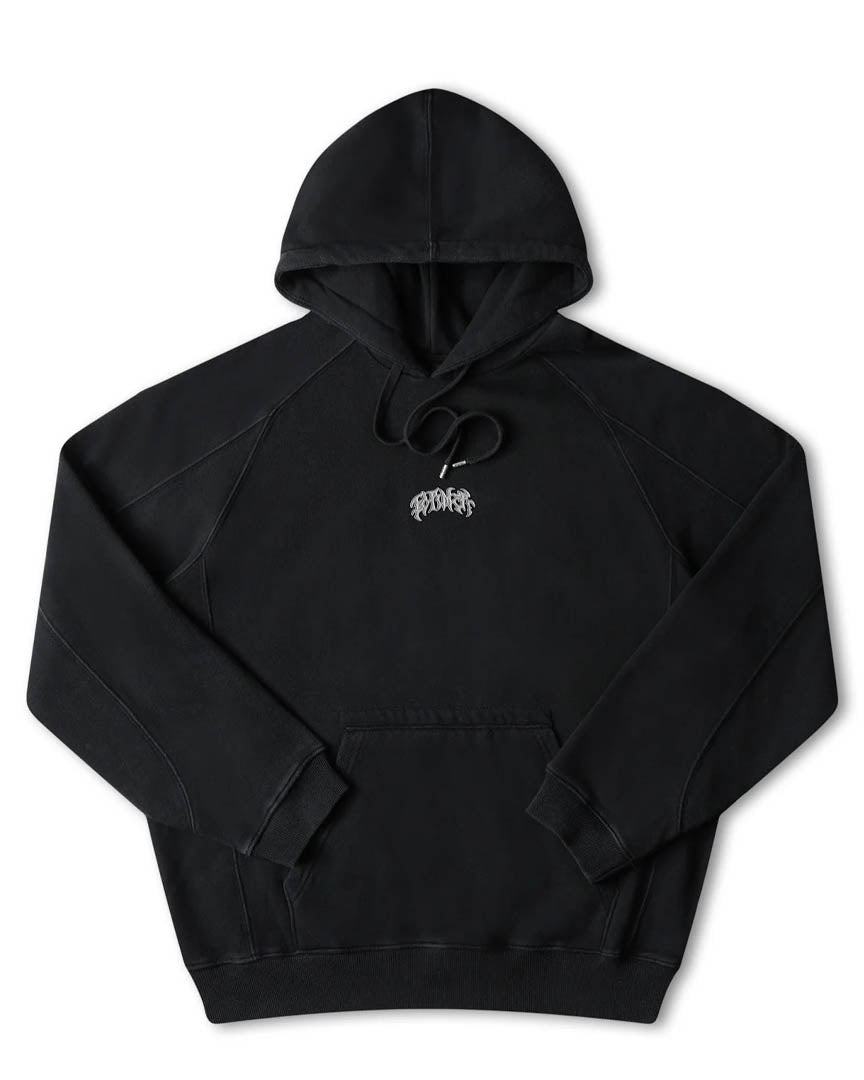 Puncture Metal Hoodie - Washed Black