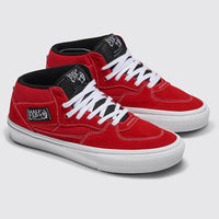 Skate Half Cab Shoes - Red/White