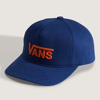 Kids Drop V Logo Snapback Hat - Deep Indigo