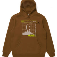 Hoodie Dwr Graphic - Brown