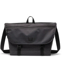 Cove Messenger Bag Grid - Black