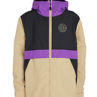 Youth Trencher Full Zip Winter Jacket - Tan
