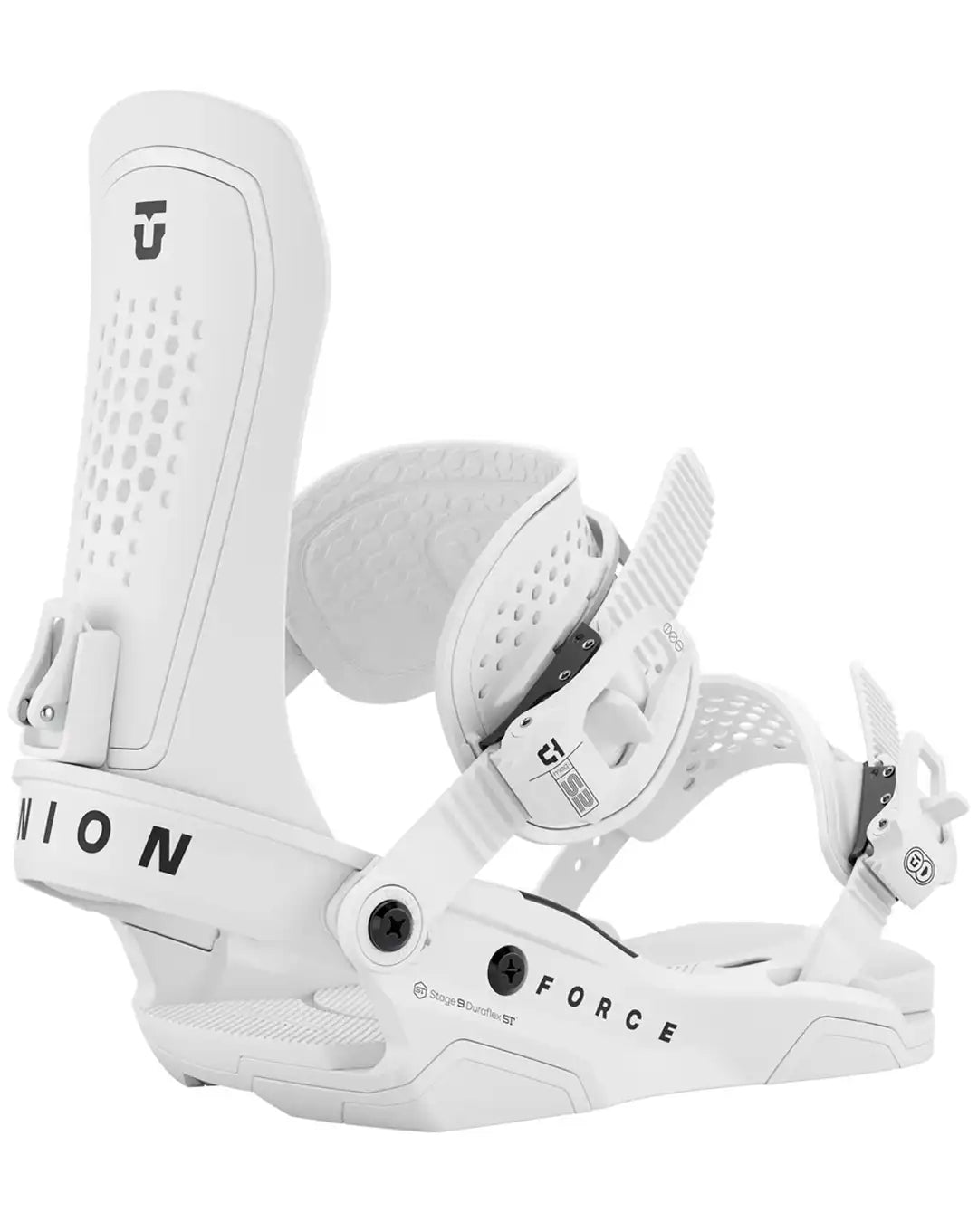 Force Snowboard Bindings - White 2026