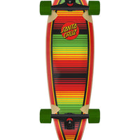 Serape Dot Pintail Complete Longboard