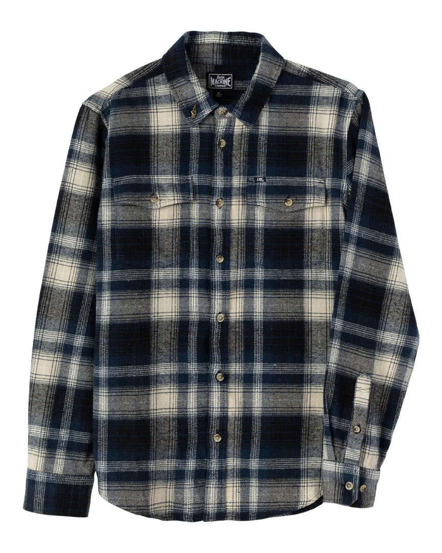 Connant Woven Shirt - Black/Navy