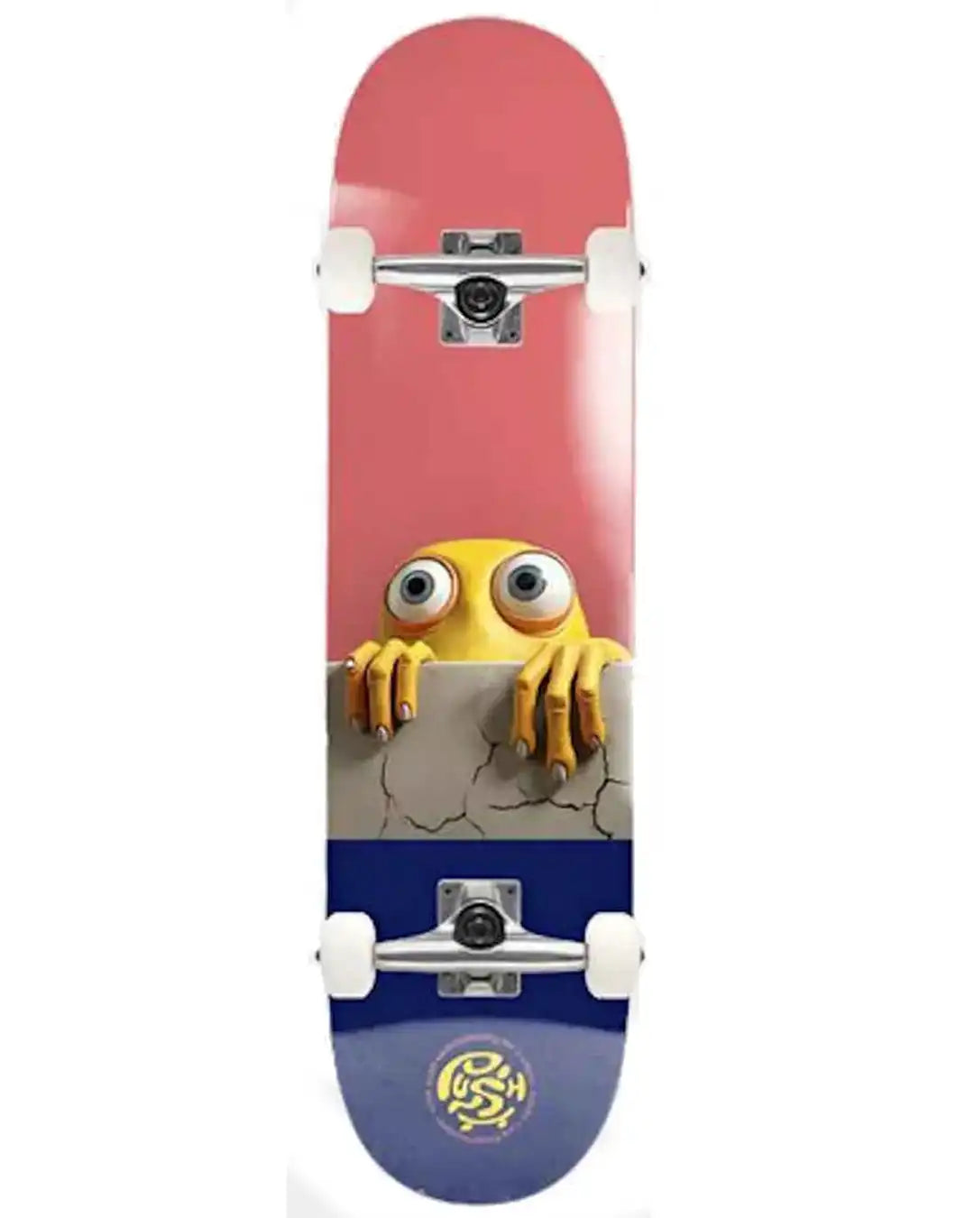 Peek Over Soft top Complete Skateboard