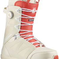 Launch Lace Sj Boa Snowboard Boots - Bleached Sand/Almond Milk/Aurora Red 2024