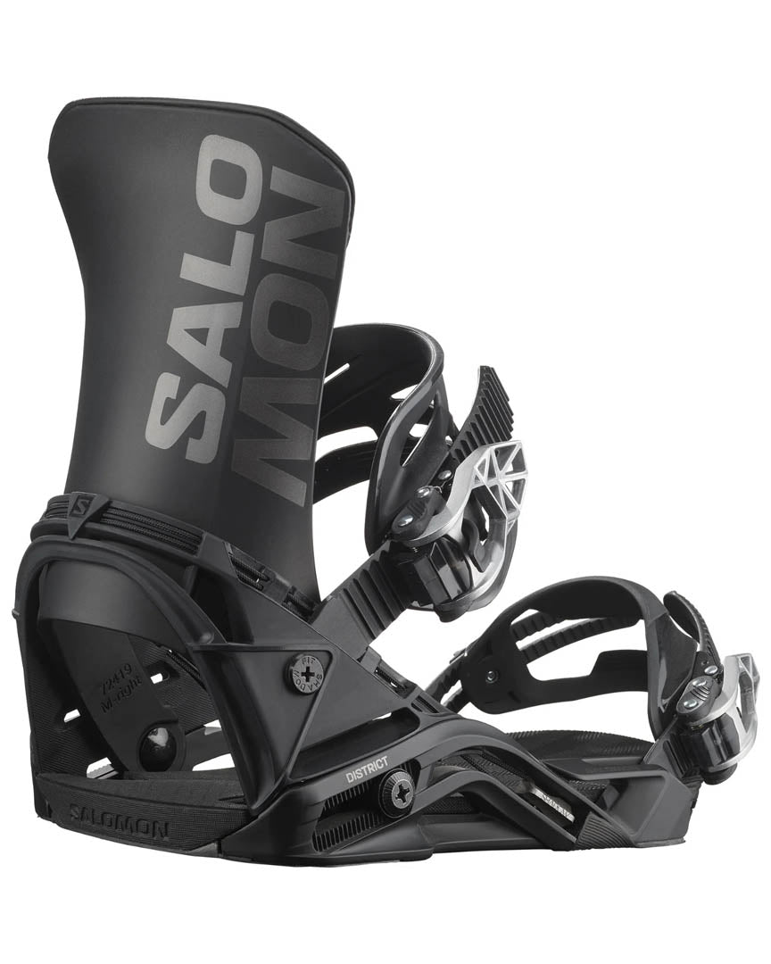 District Snowboard Bindings - Black 2026