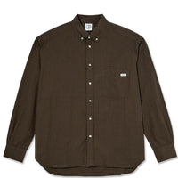 Ben Ls Poplin Shirt - Brown