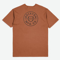 Crest Ii S/S Standard T-Shirt - Terracotta/Washed Black