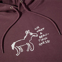 Beautiful Horse Hoodie - Plum