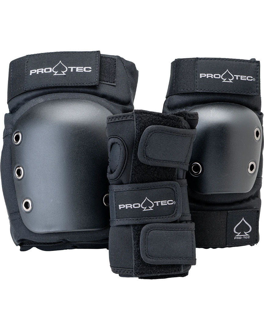 Protection Street Adult 3Pack Pads - Black