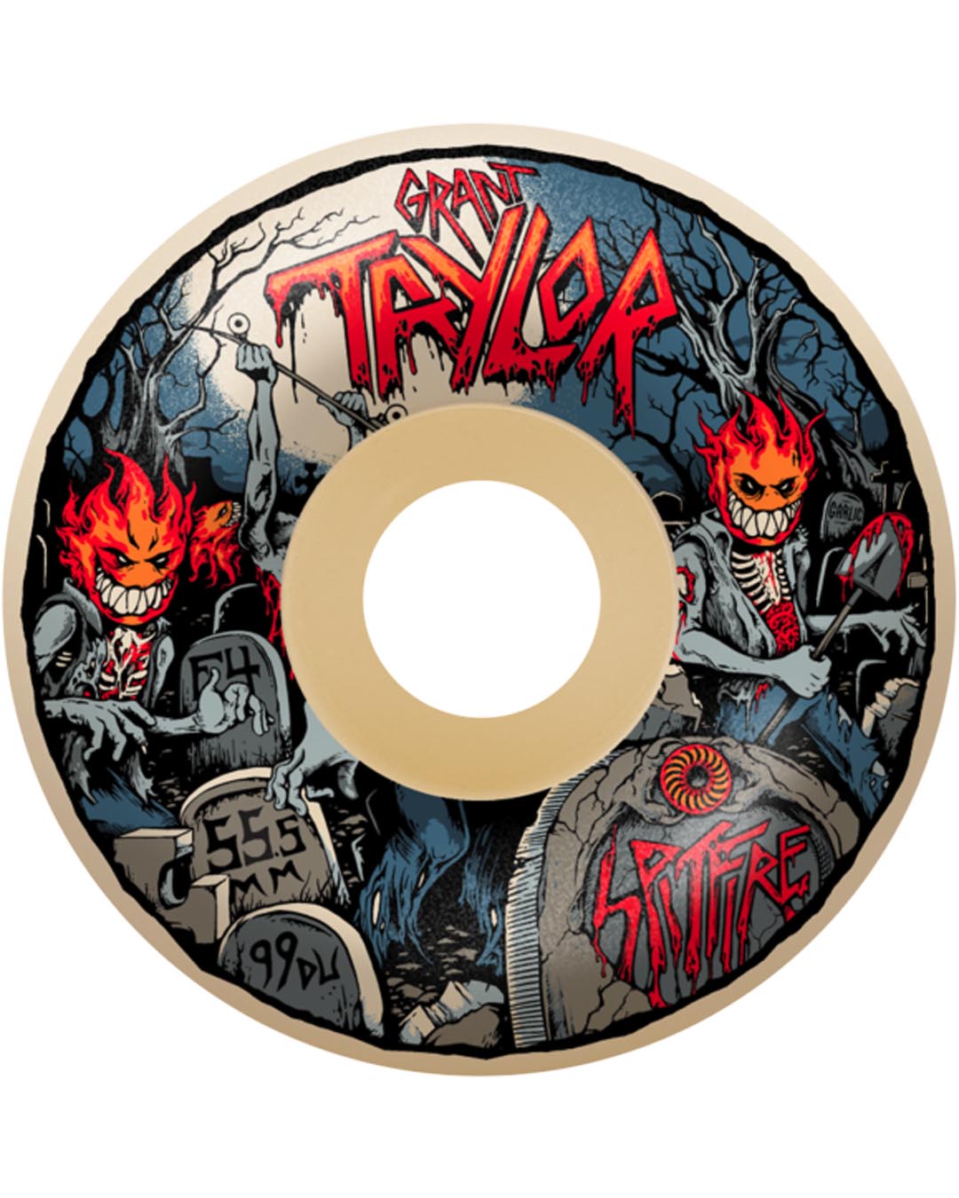 Roues de skateboard F4 Grant Undead Radial 99 - Natural