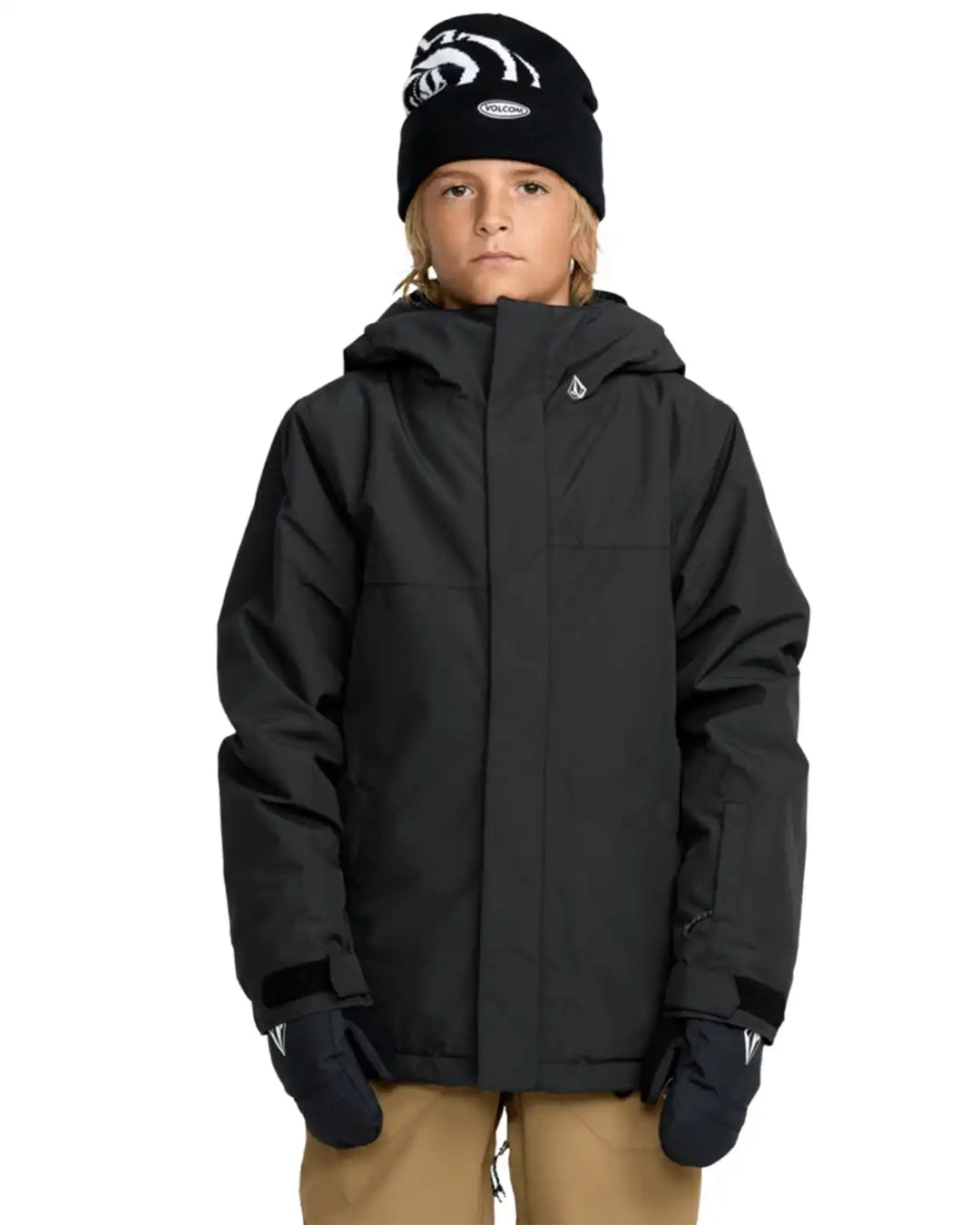 Stone 91 Insulated Kid's Winter Jacket - Black