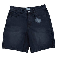 Wavy Baggy Shorts - Moon Black
