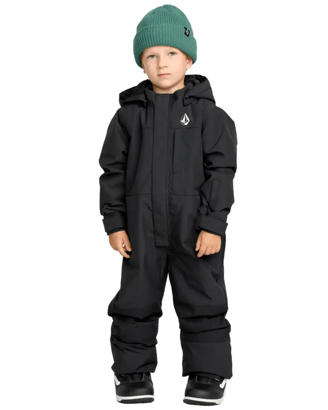 Little Flurry One Piece Kid's Winter Suit - Black
