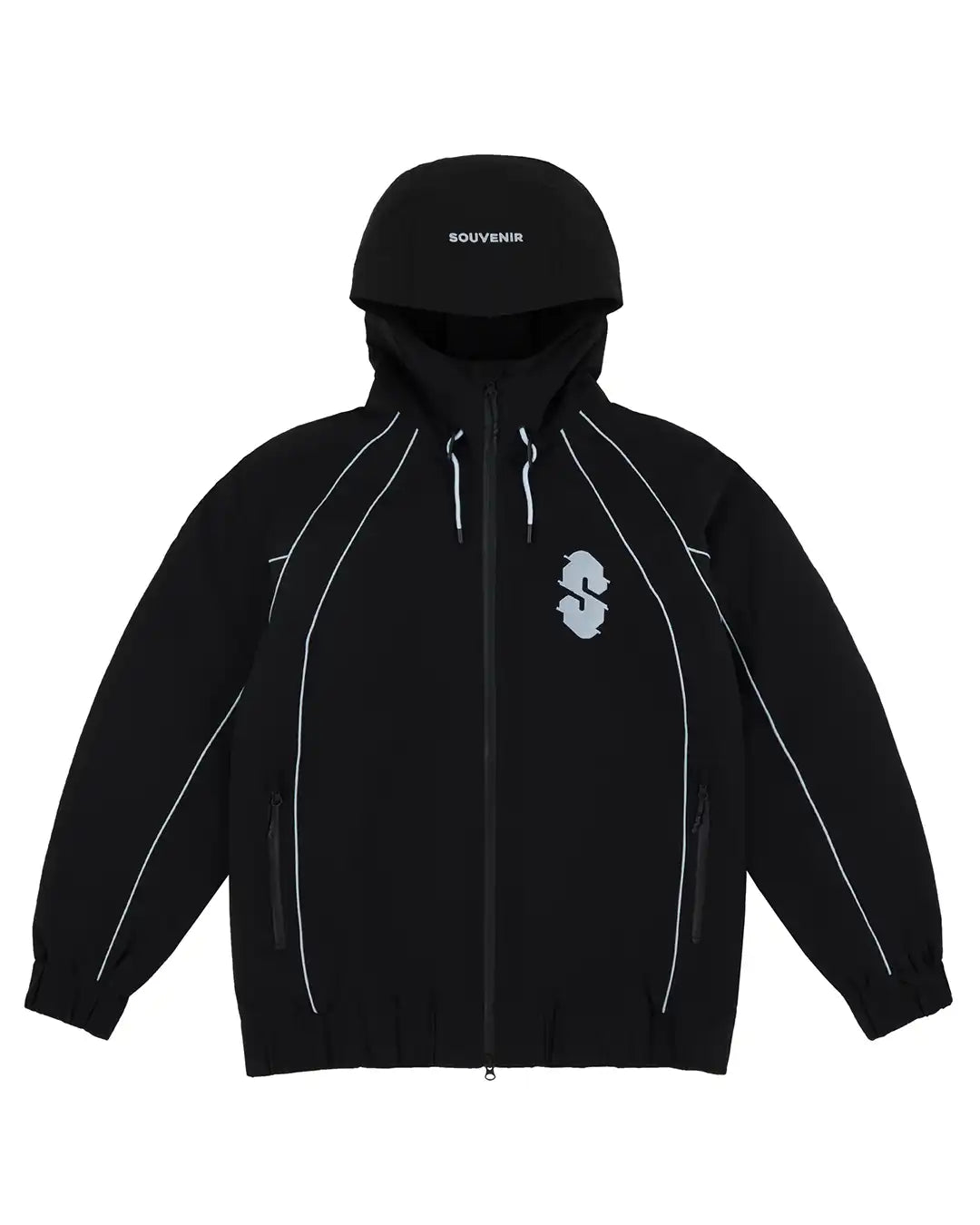 Insulated Track Winter Jacket - Black