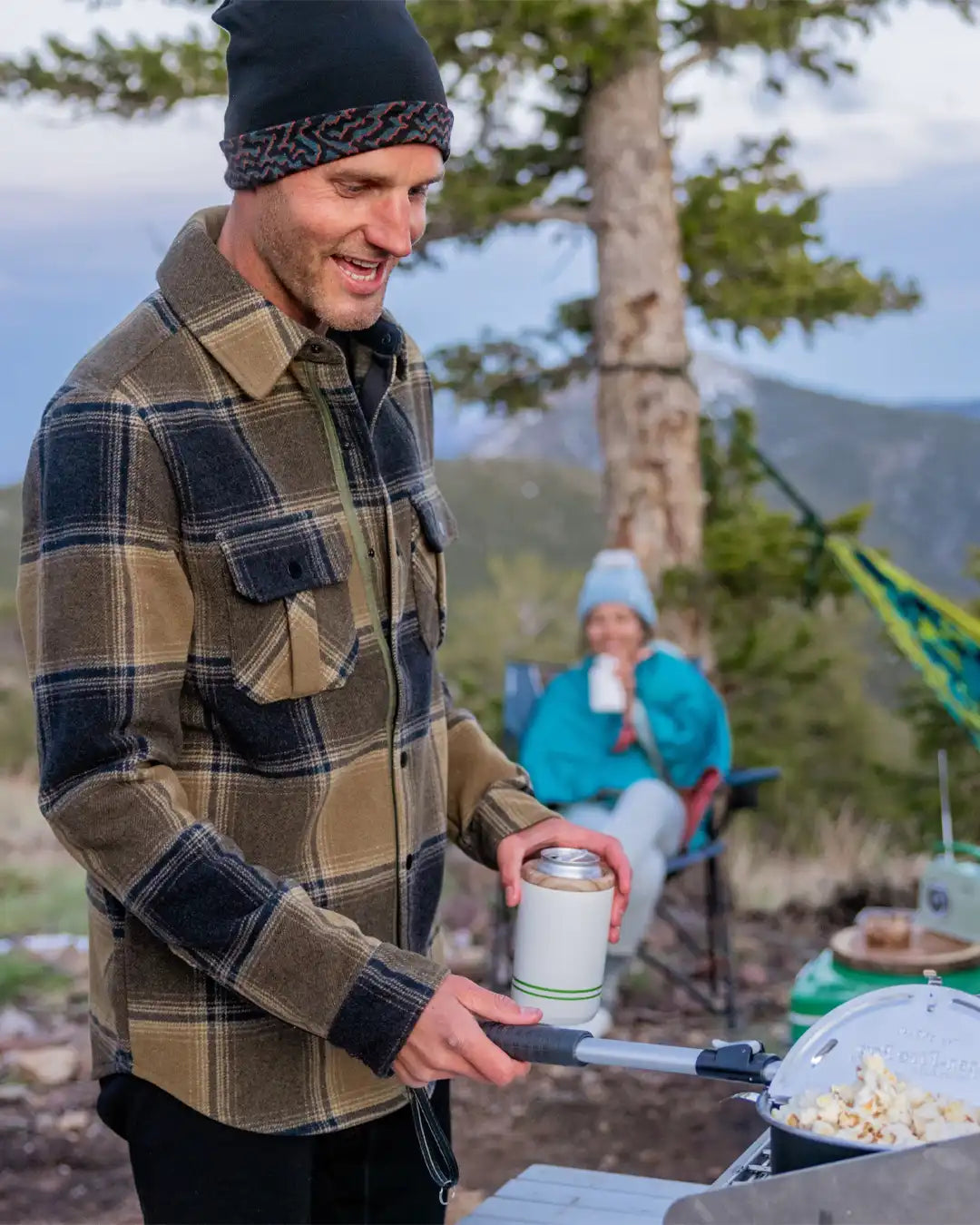 Manteau Anchor Line Shirt - Winter Moss Plaid