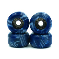 Fingerboard Swirl Grom Wheels 4Pk - Blue