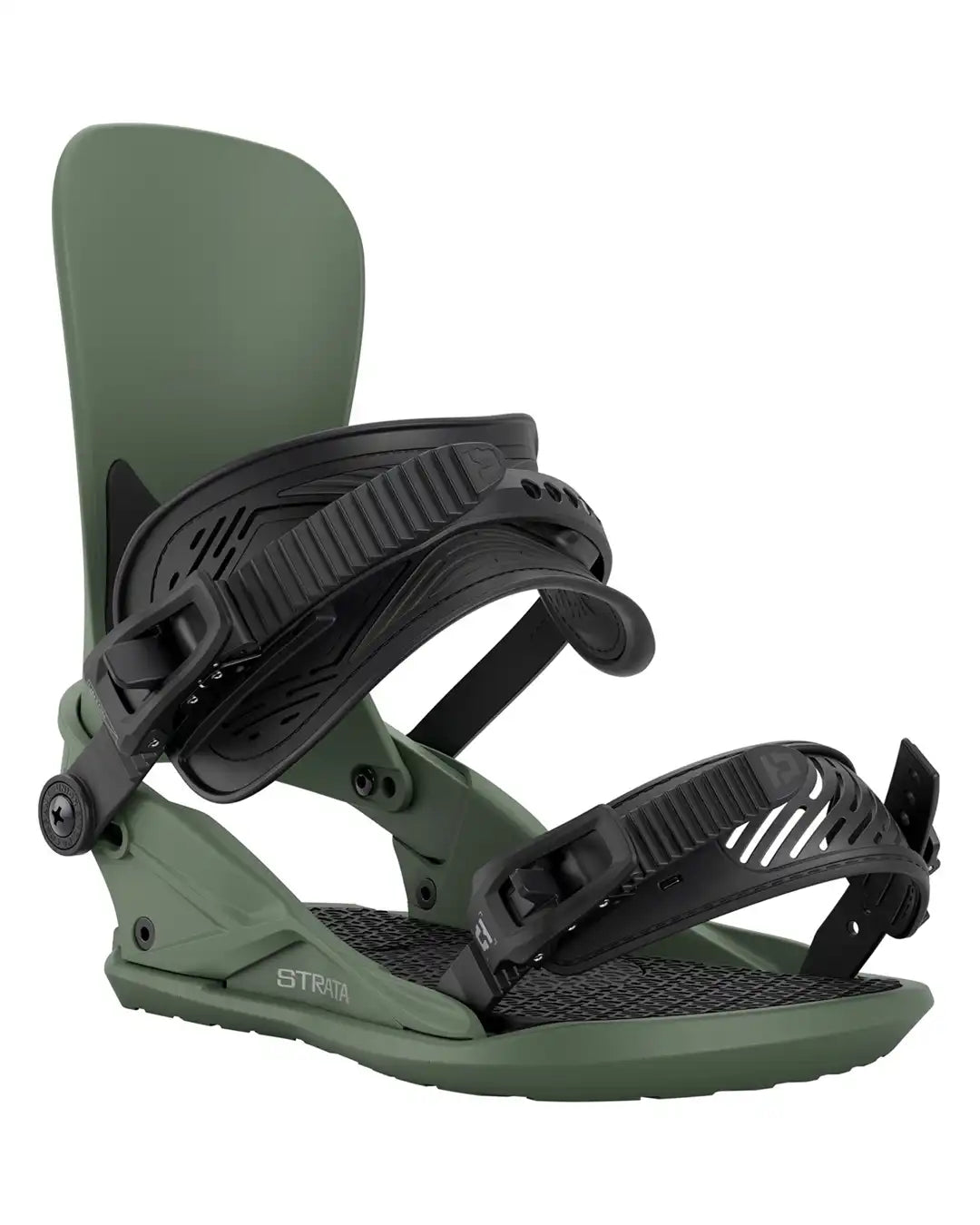 Strata Snowboard Bindings - Olive Green 2026