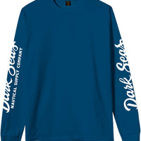 Open Ocean Long Sleeve T-Shirt - Harbor Blue