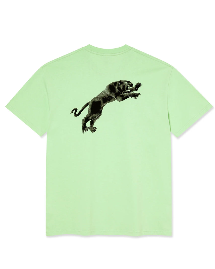 Tape And Panther T-Shirt - Mint Green