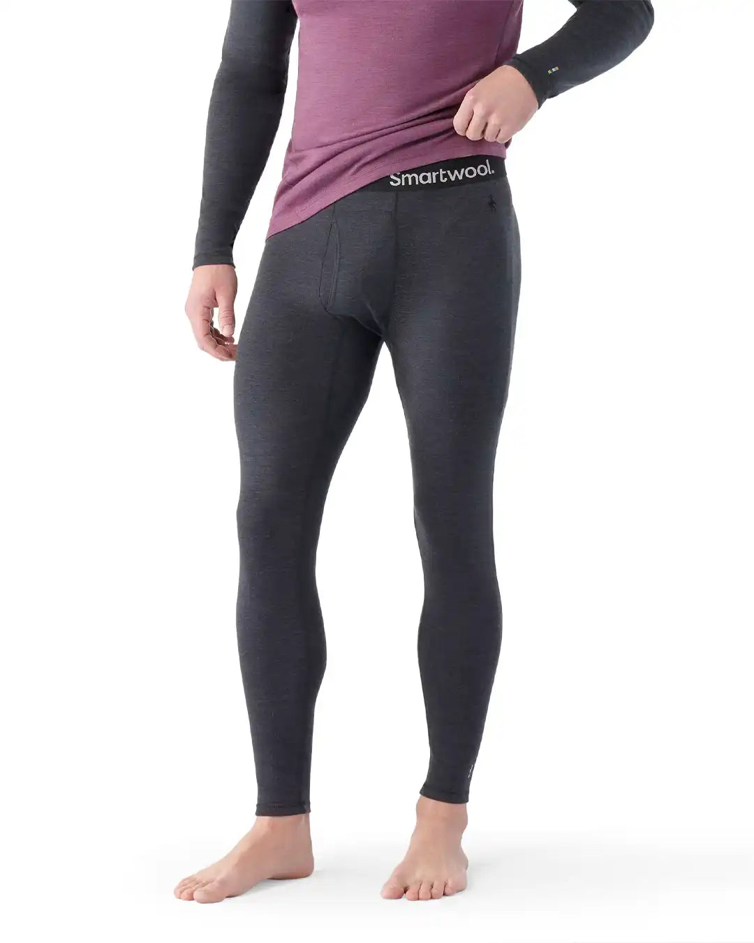 Couche De Base Men's Classic Thermal Merino Base Layer Bottom Boxed - Charcoal Heather