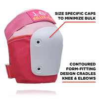 Six Pack Pre-K Pad Set Protective Gear - Pink