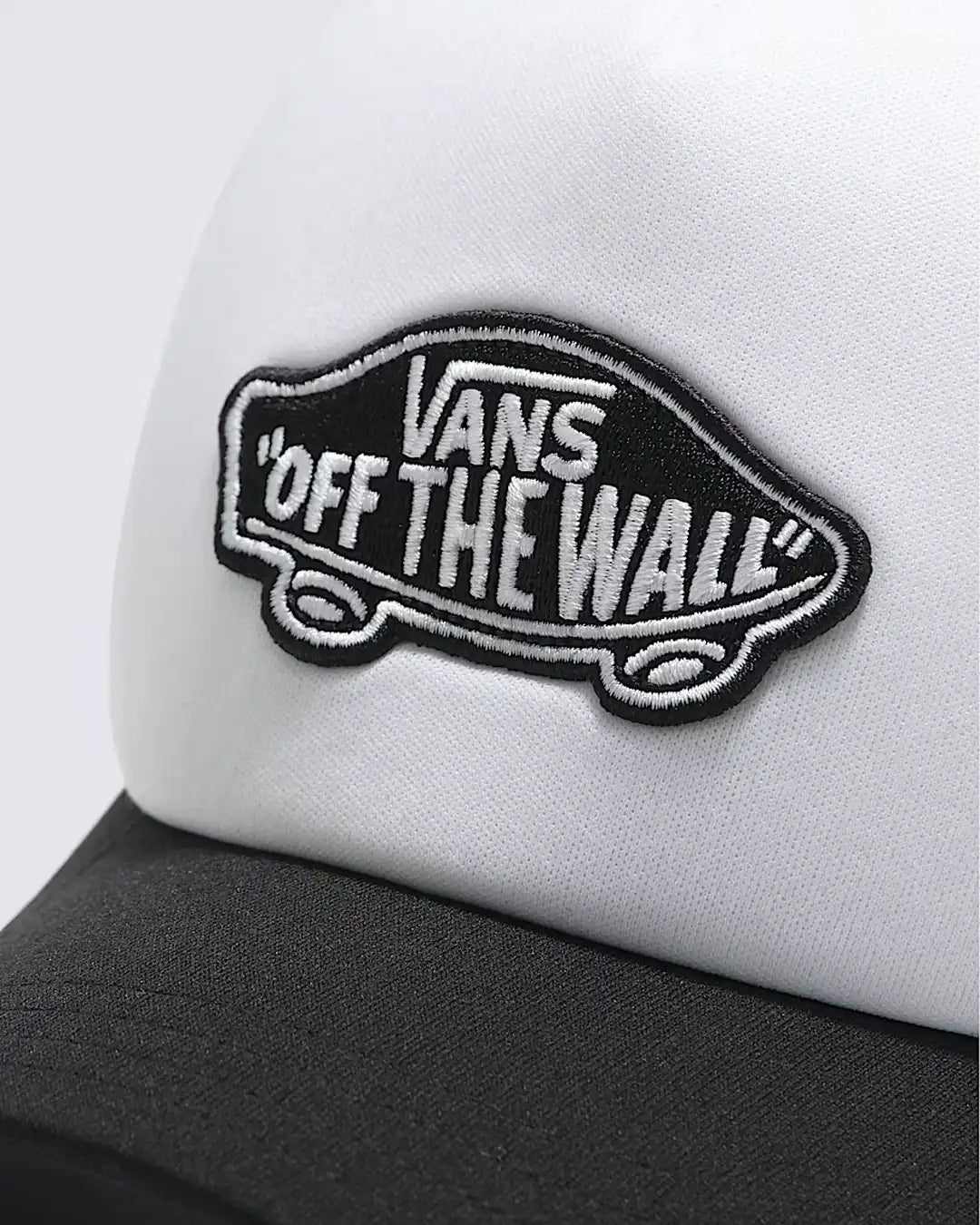 Classic Patch Curved Bill Kids Hat - Black/White