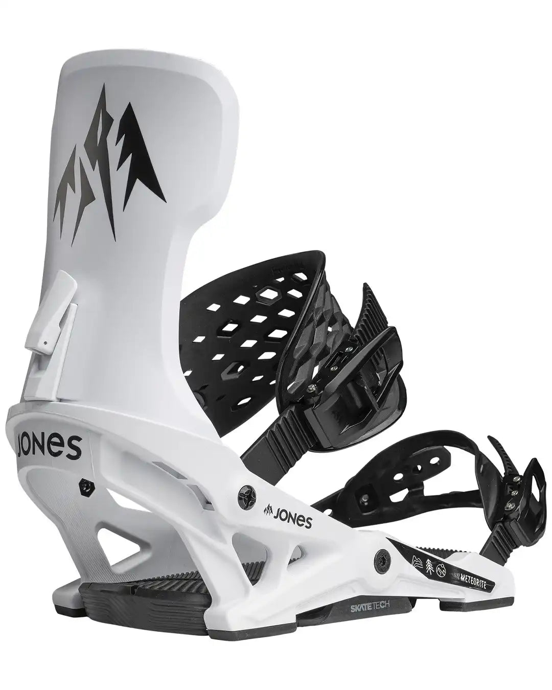 Meteorite Snowboard Bindings - Snow White 2026