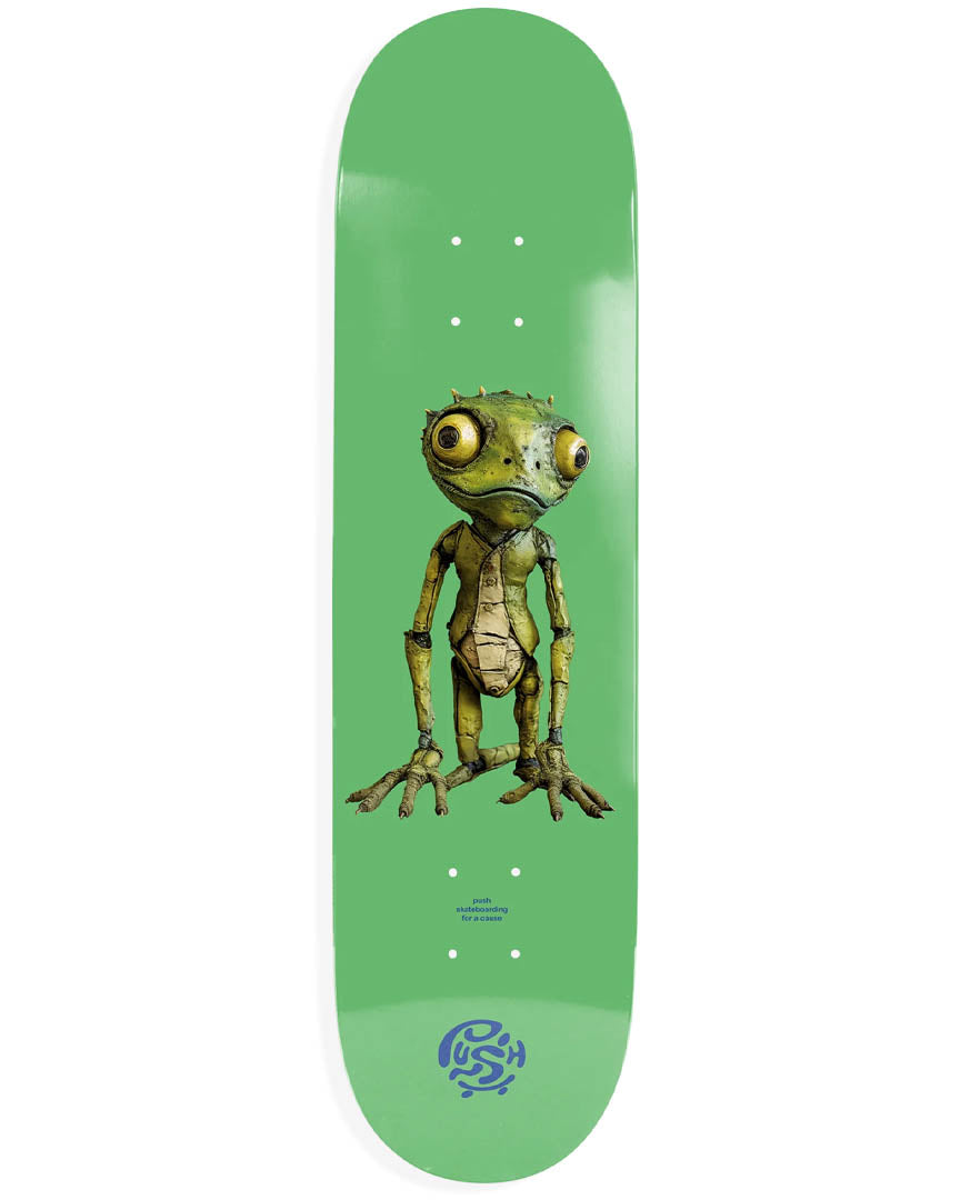 Lizard Guy Incomplete Skateboard 7.5