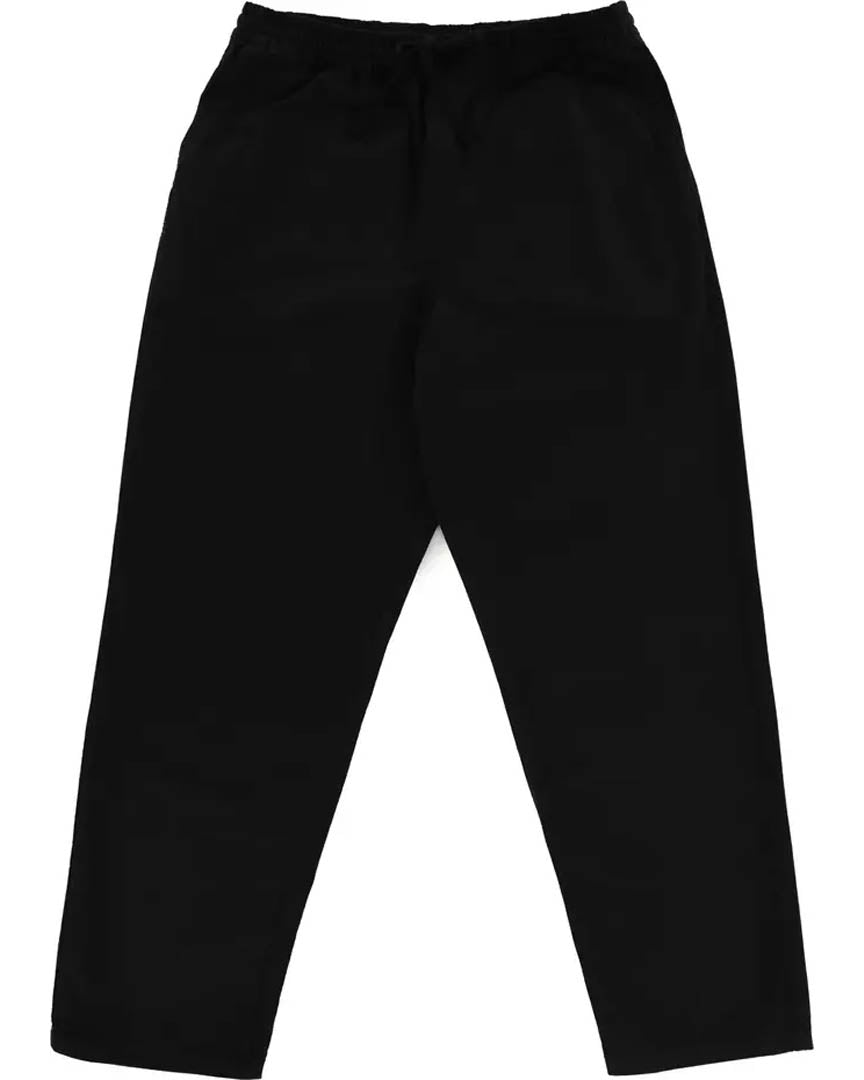 Range Baggy Tapered Elastic Waist  Pants - Black