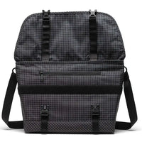 Cove Messenger Bag Grid - Black