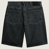 Check-5 Baggy Denim Shorts - Washed Black