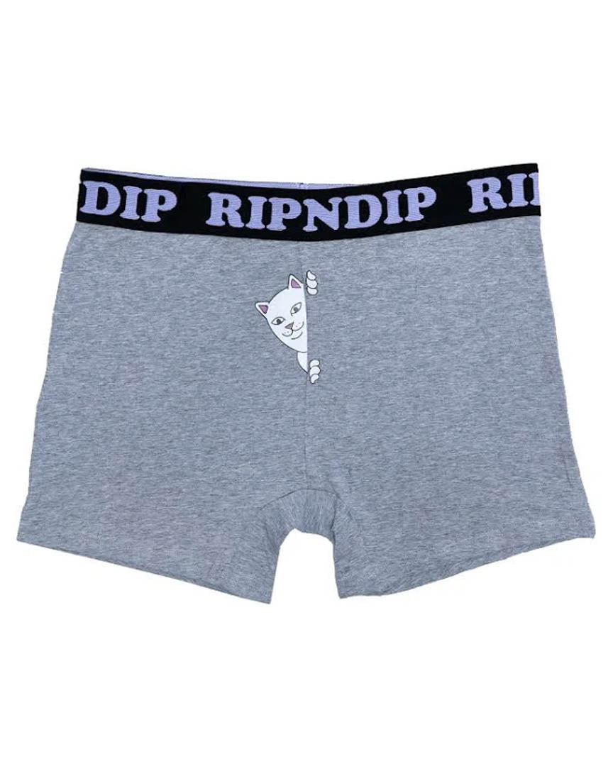 Boxer short Peek A Nermal - Heather Grey