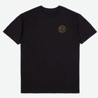T-shirt Crest Ii S/S Stt - Black/Persimmon Orang/Sand