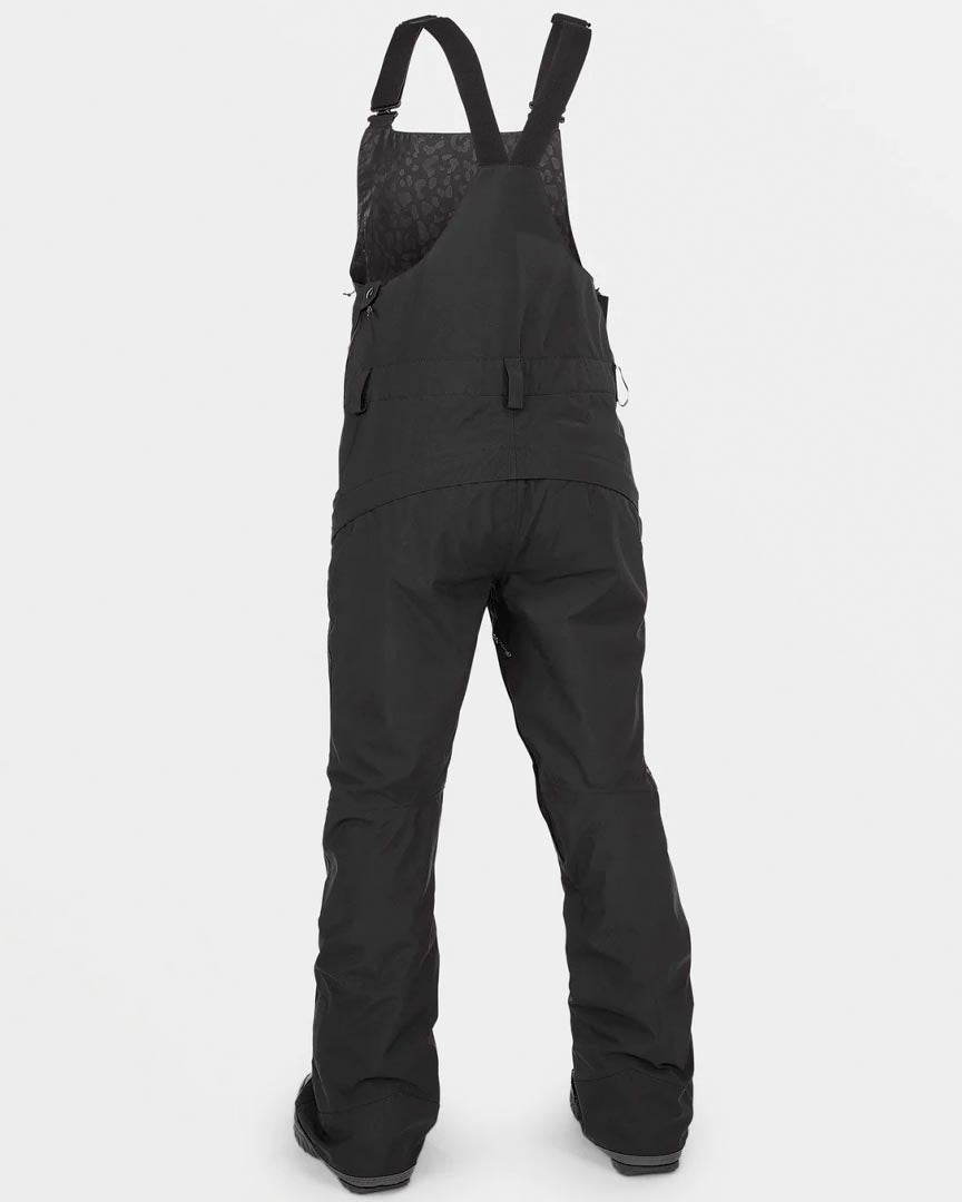 Elm Stretch Gore Bib Overall - Black