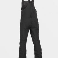 Elm Stretch Gore Bib Overall - Black