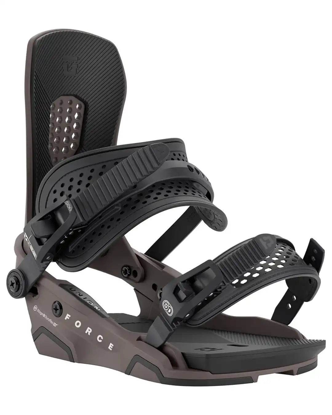 Force Snowboard Bindings - Brown 2026