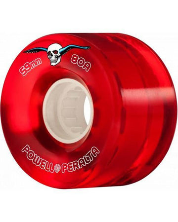 H8 Clear Cruiser 80A Skateboard Wheels - Red