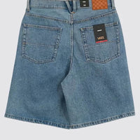 Check-5 Baggy Denim Shorts - Stonewash/Blue