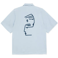 Dual Personality Bowling Shirt - Light Blue