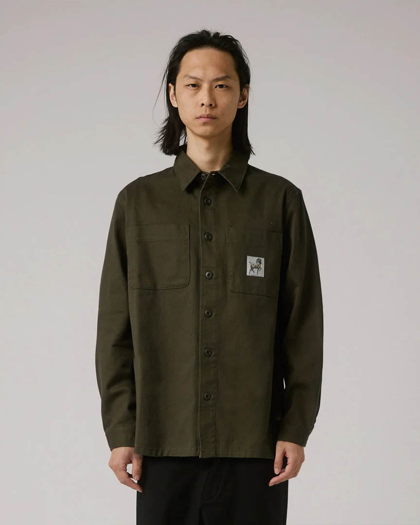 Chemise Daring Ls Overshirt - Deep Olive