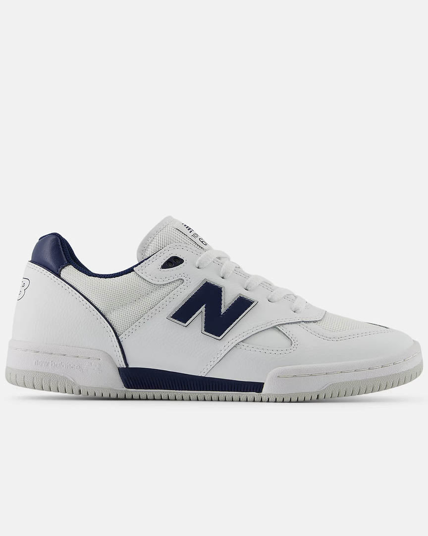 Numeric 600 Tom Knox Shoes - White with Navy