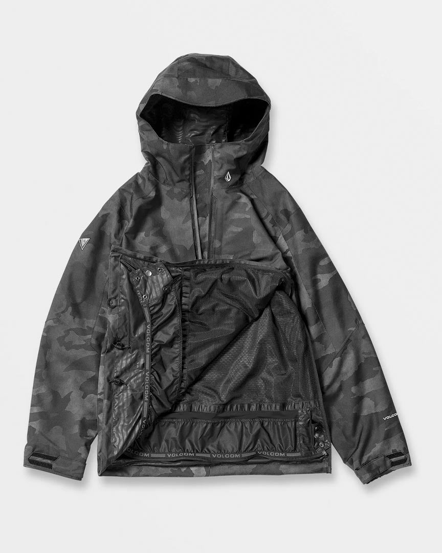 Brighton Pullover Winter Jacket Black Camo