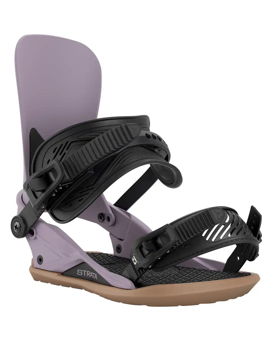 Strata Snowboard Bindings - Grey Violet 2026