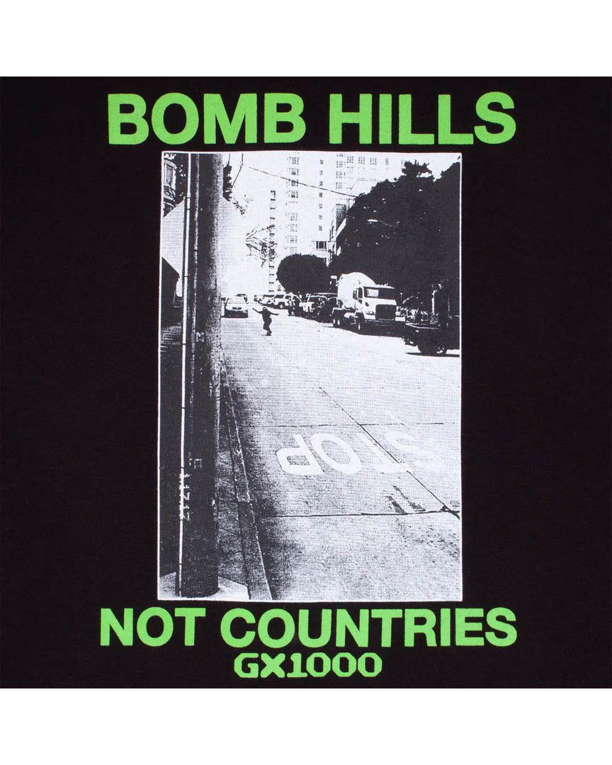 Bomb Hills Not Countries T-Shirt - Black