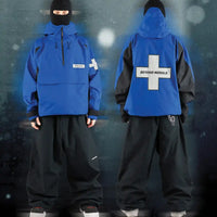 Retro Anorak 2L Winter Jacket - Blue