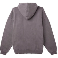 Hoodie Lowercase Pigment Fleece - Digital Black
