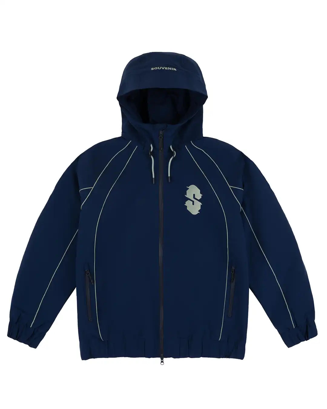 Insulated Track Winter Jacket - Navy